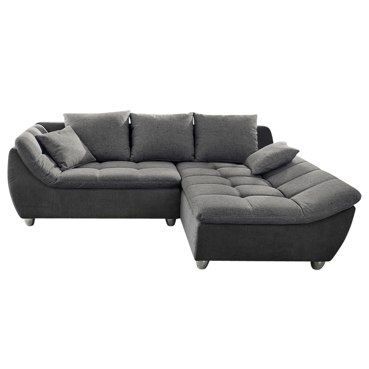 Sconto Sedací souprava GENUA tmavě šedá