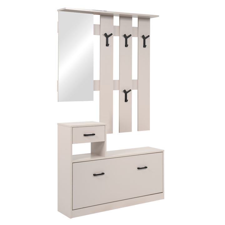 Předsíňová stěna GENYA béžová 1