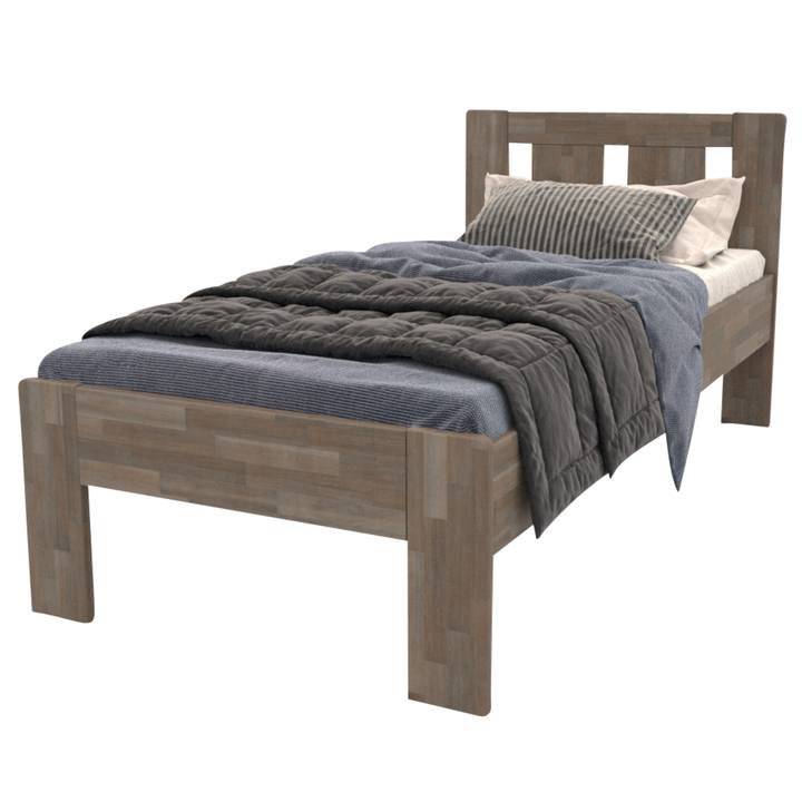 Postel GERDA I buk/šedá, 90x200 cm 1