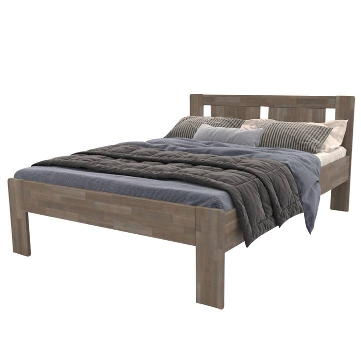 Sconto Postel GERDA II buk/šedá, 140x200 cm