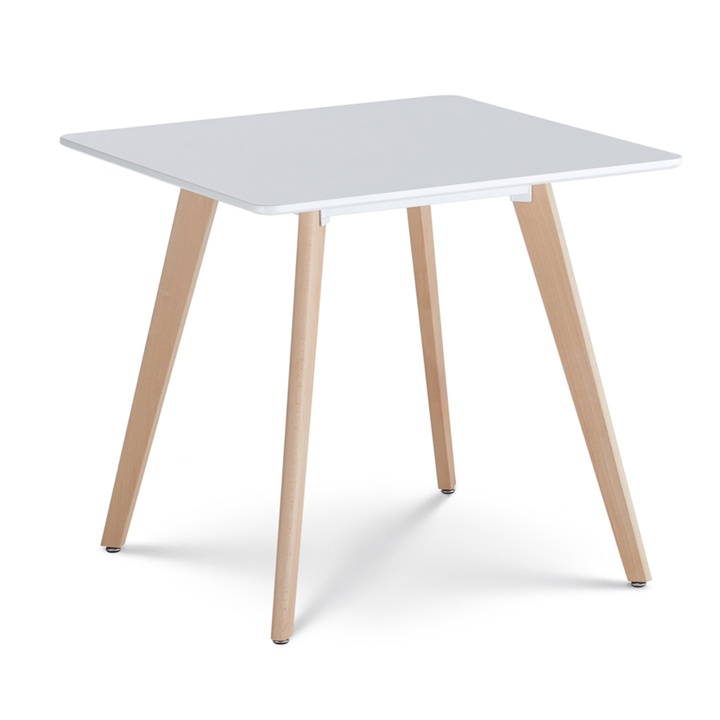 Sconto Jídelní stůl GERHARD I bílá/buk