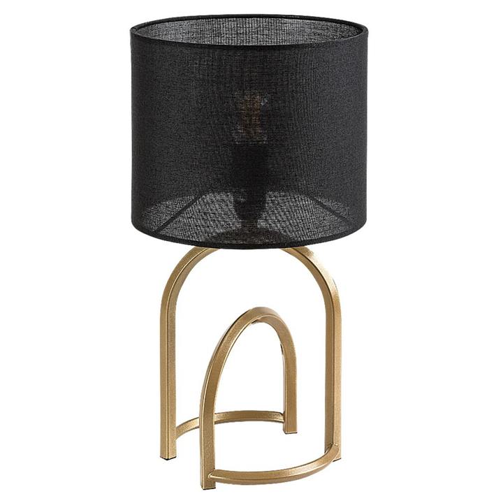 Stolní lampa GISAYA černá/zlatá 1