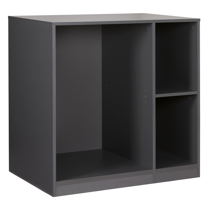 Sconto Víceúčelová koupelnová skříň GLAW 1 antracitová