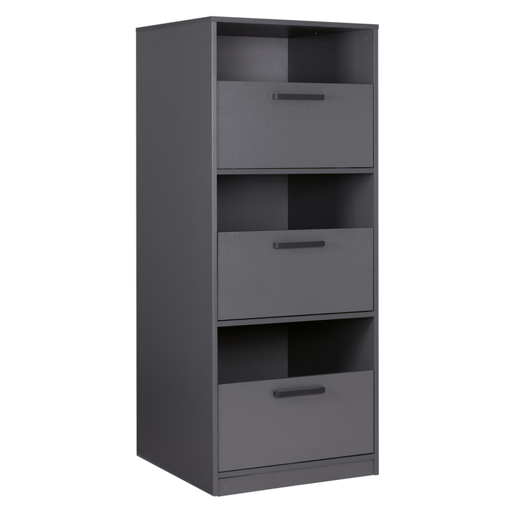 Sconto Skříňka na prádlo GLAW antracitová