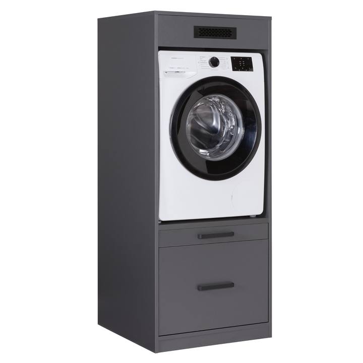 Sconto Skříň na pračku/sušičku GLAW antracitová