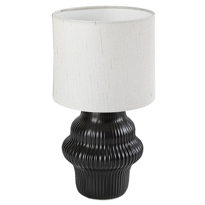 Stolní lampa GLIMO černá/bílá 1