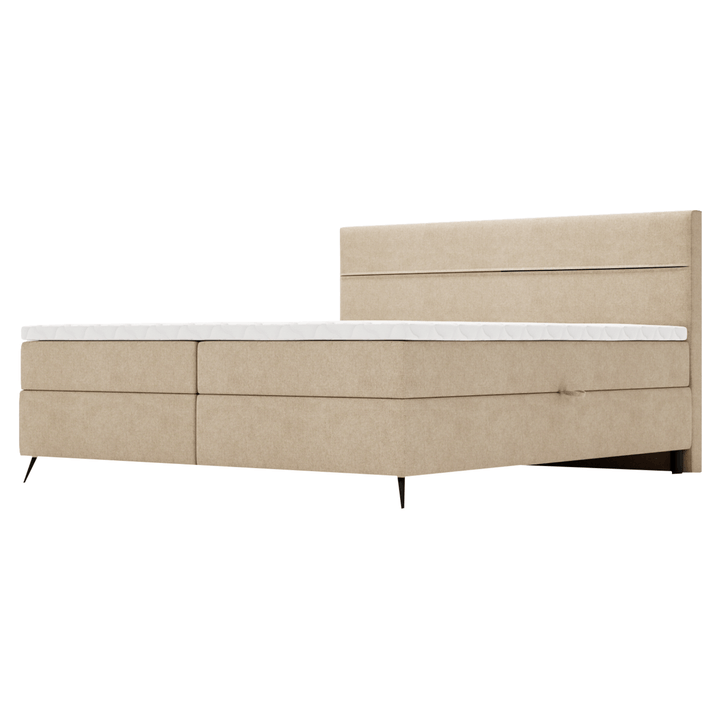 Postel s matrací GLORIANA béžová, 180x200 cm 1