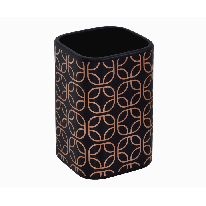 Sconto Kelímek GLOSSY černá/zlatá