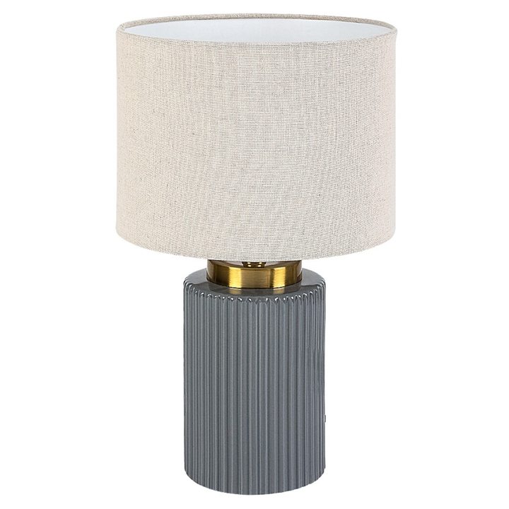 Stolní lampa GLOVY šedá/bílá 1