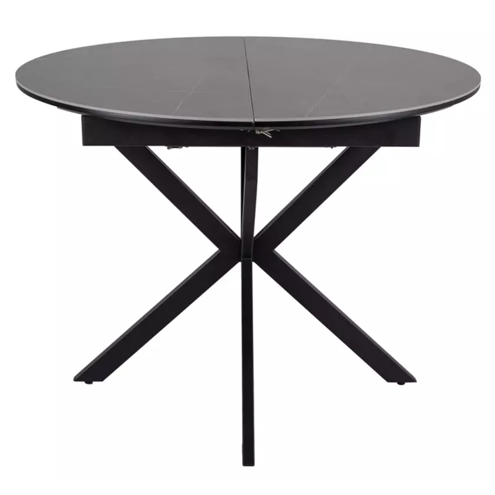 Sconto Jídelní stůl GOSTUN 2 šedá/černá
