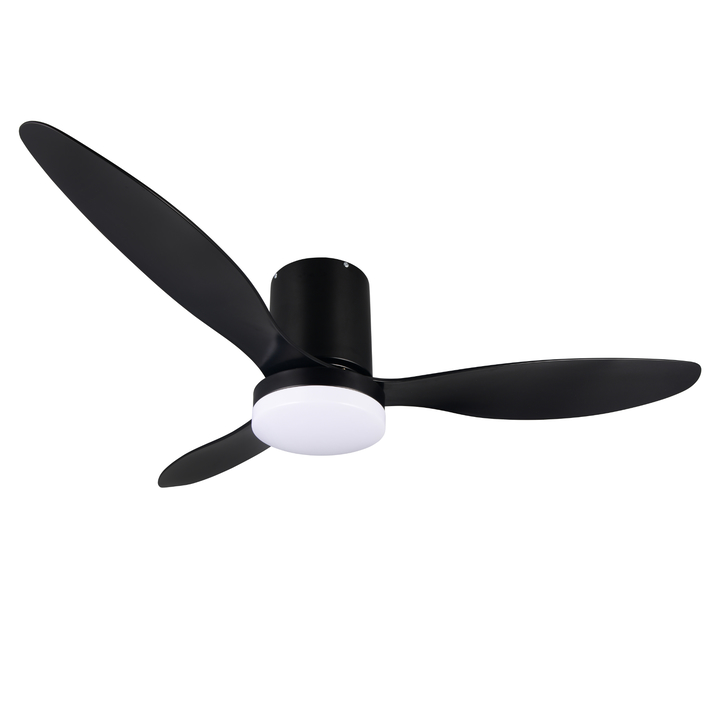 Sconto Stropní LED svítidlo s ventilátorem GÖTEBORG černá