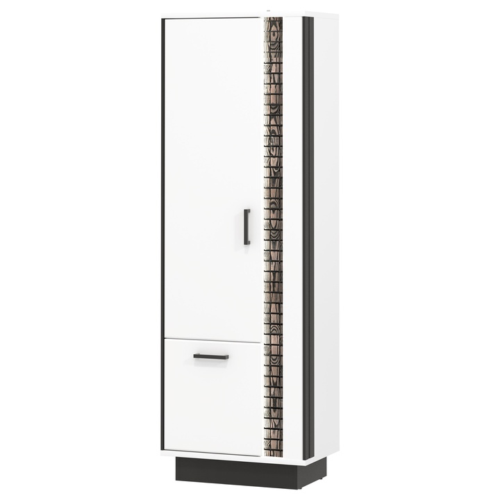 Regál GRACIA MR8 bílá/černá 1