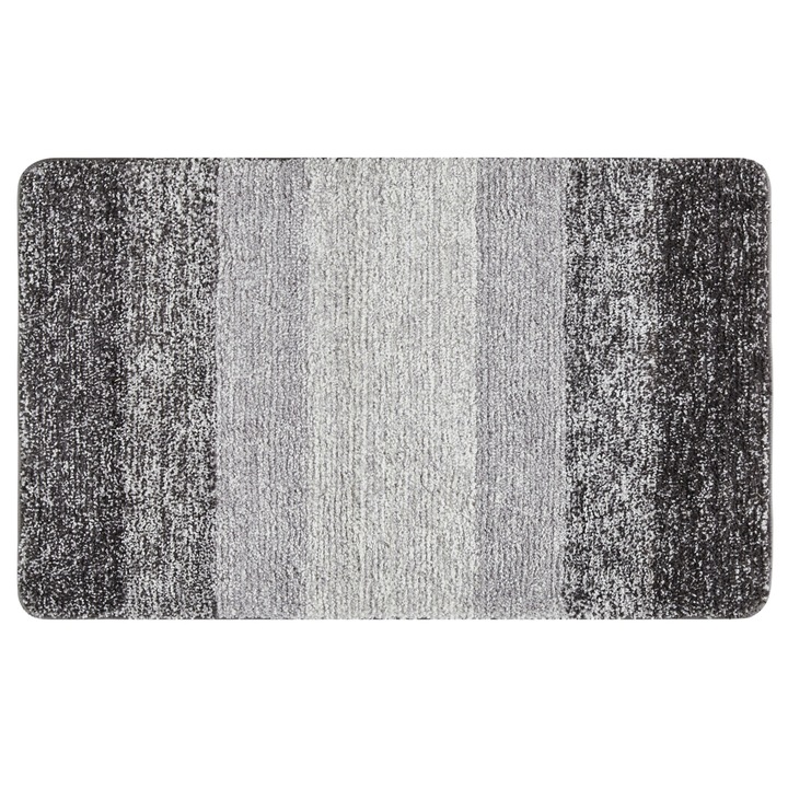 Sconto Koupelnová předložka  GRAFIKO 50 šedá, 50x60 cm