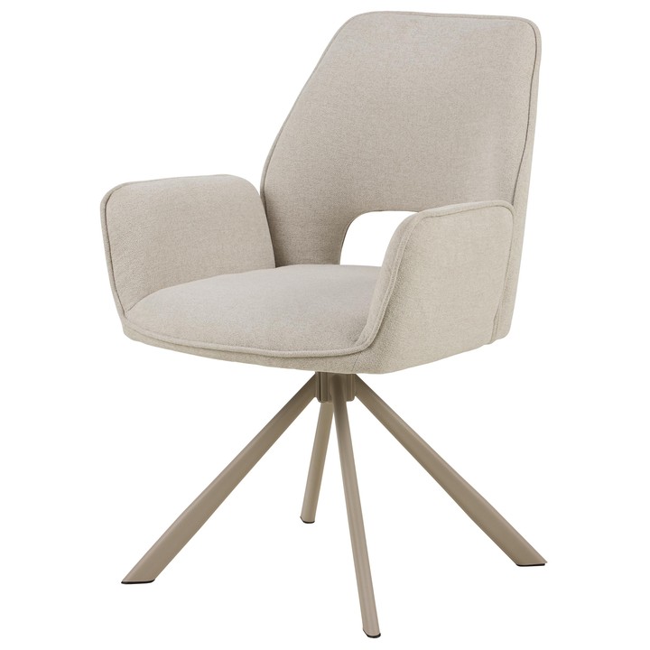 Sconto Jídelní židle  GRAHAM béžová/šedá