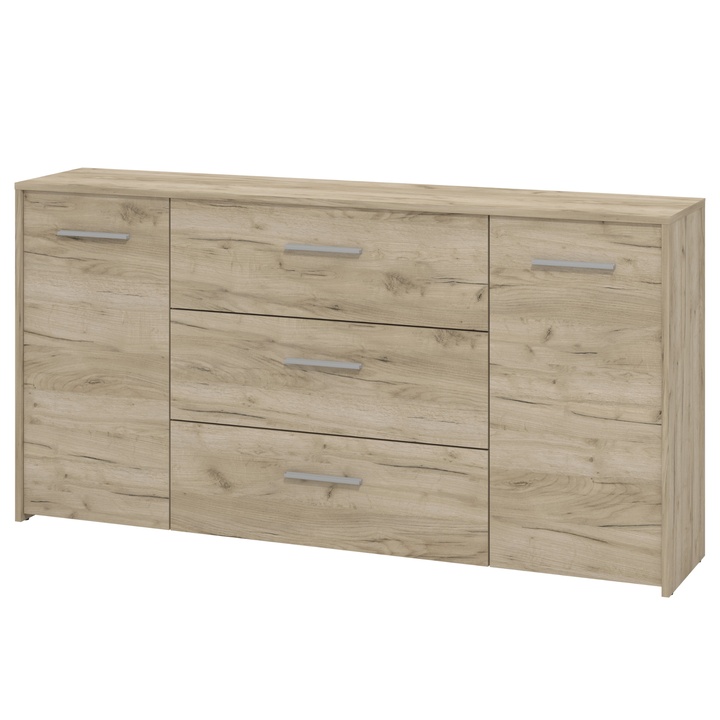 Sconto Komoda GREGORIA 4 dub šedý
