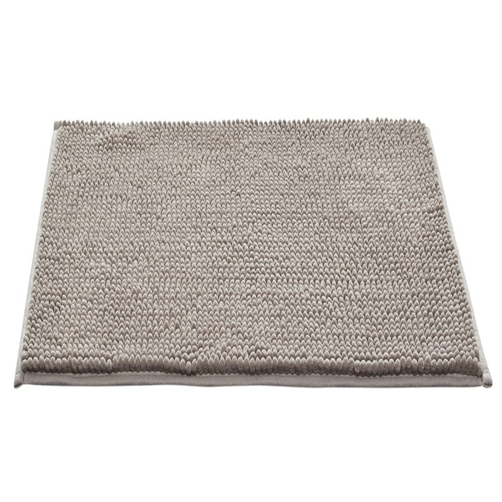 Sconto Koupelnová předložka HAPPY 2 šedohnědá, 40x60 cm