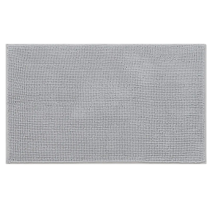 Sconto Koupelnová předložka  HAPPY 3 světle šedá, 60x100 cm