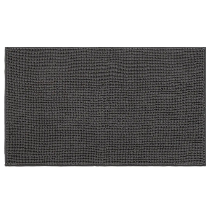 Sconto Koupelnová předložka  HAPPY 3 antracitová, 60x100 cm