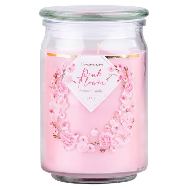 Vonná svíčka s víčkem HAYES pink flower, 453 g 1