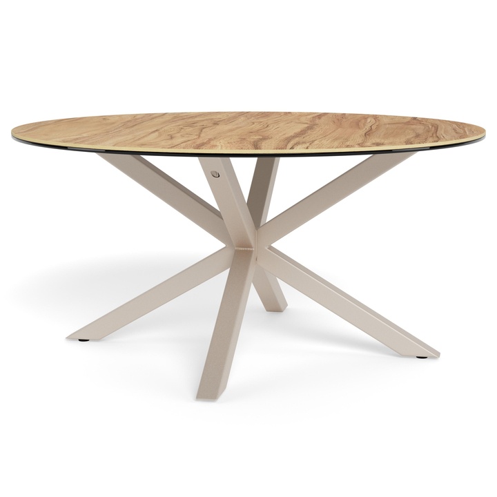 Sconto Konferenční stolek HEAVEN divoký dub/šedá