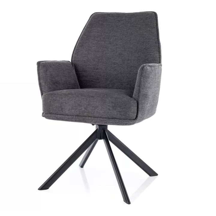 Sconto Jídelní židle HEGU tmavě šedá