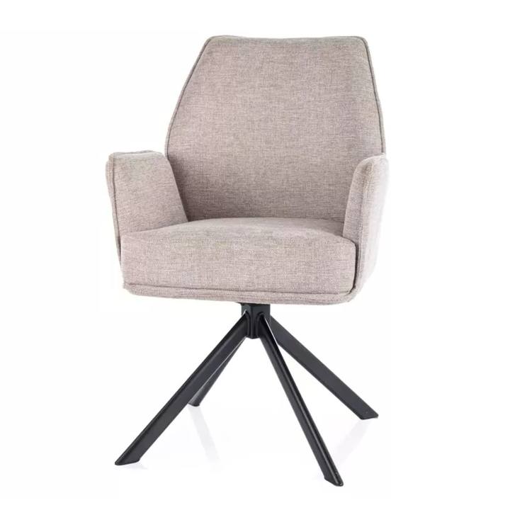 Sconto Jídelní židle HEGU šedobéžová