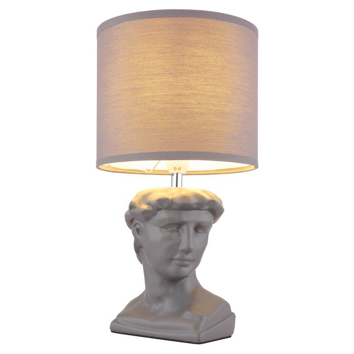 Sconto Stolní lampa HERMES šedá