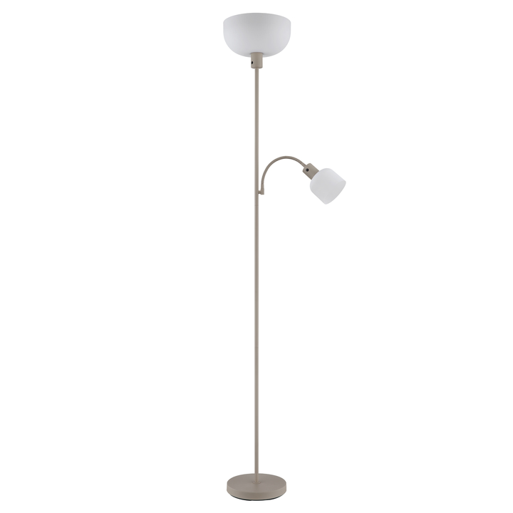 Stojací lampa HINTON písková/bílá 1