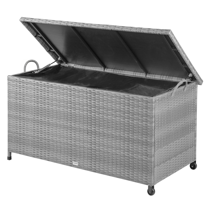 Zahradní box HOLE šedá 1