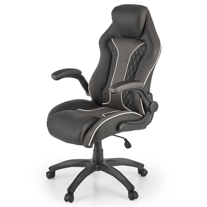Kancelářské křeslo HOMLIT černá/šedá 1