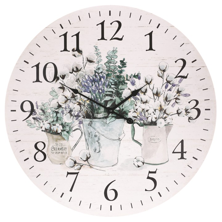 Sconto Nástěnné hodiny  HOOD béžová