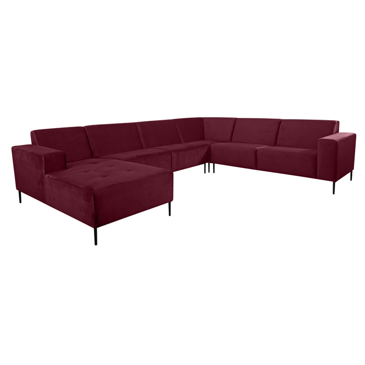 Sconto Sedací souprava HORIZON XL pravá, červená