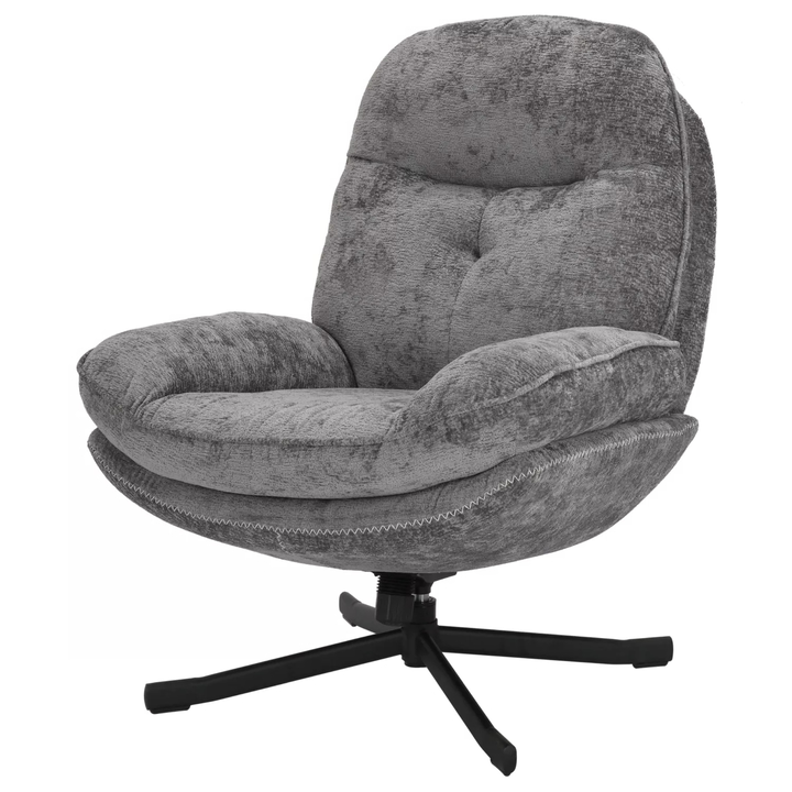 Sconto Křeslo HORPIR šedá