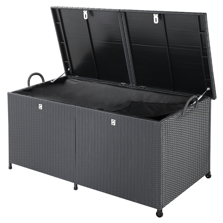 Zahradní box HUBAU černá 1