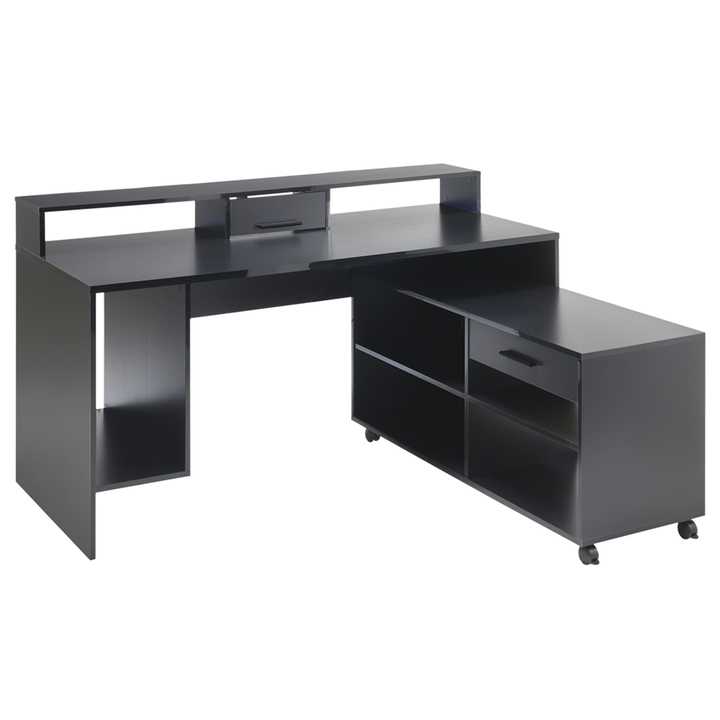 Sconto Psací stůl IAN I černá