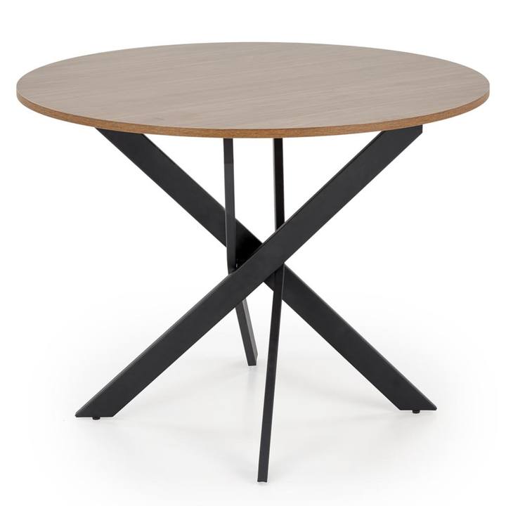 Sconto Jídelní stůl IDGOR ořech/černá