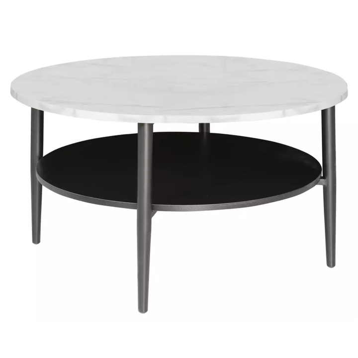 Sconto Konferenční stolek ILLO bílá/černá