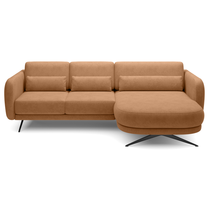 Sconto Sedací souprava ILUSSIO F MINI pravá, světle hnědá