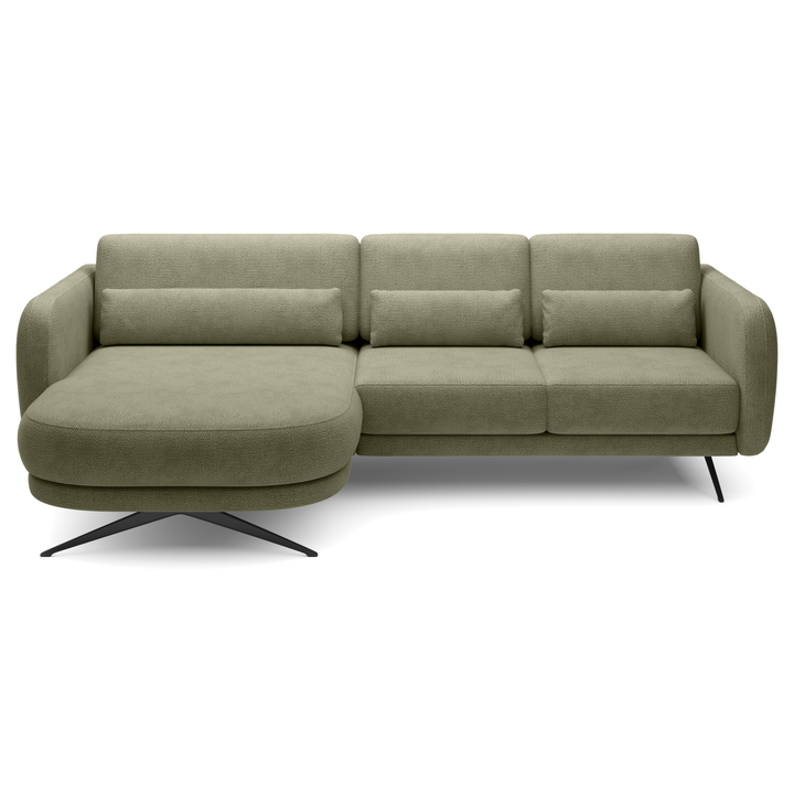 Sconto Sedací souprava ILUSSIO F MINI levá, olivová