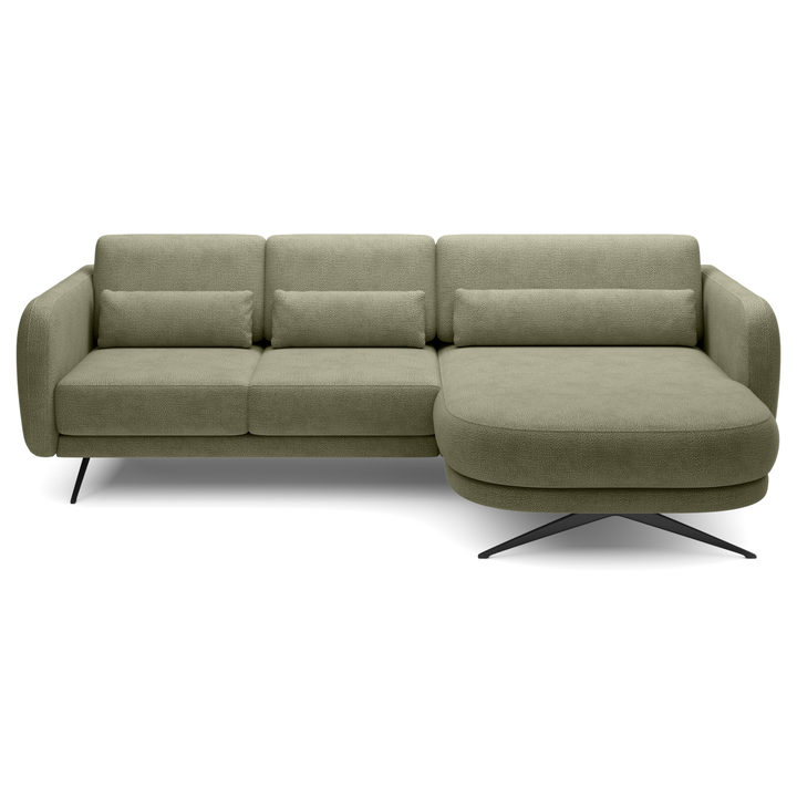 Sconto Sedací souprava ILUSSIO MINI pravá, olivová