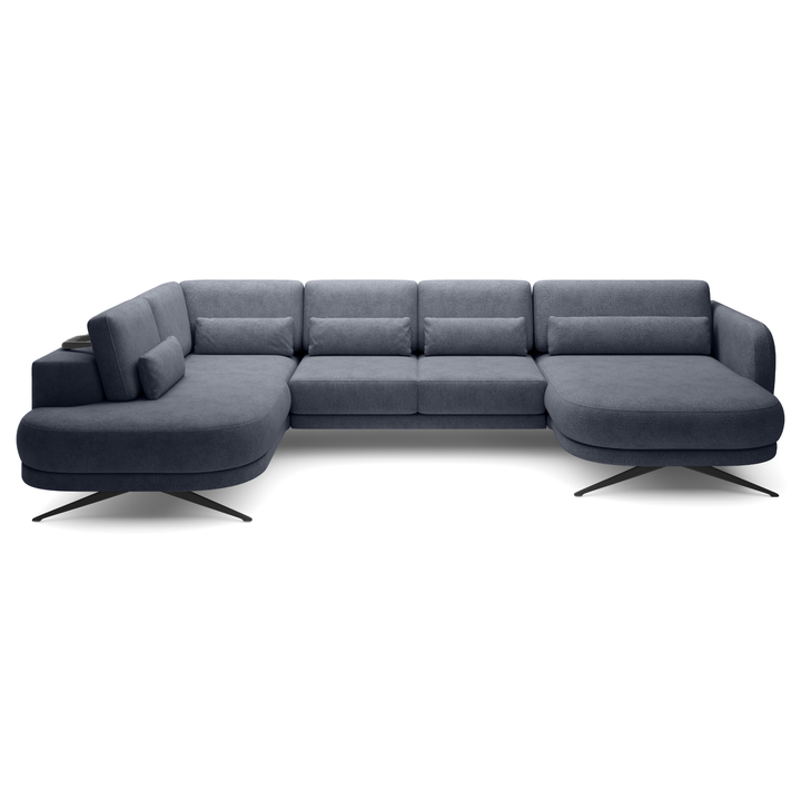 Sconto Sedací souprava ILUSSIO XL levá, grafitová