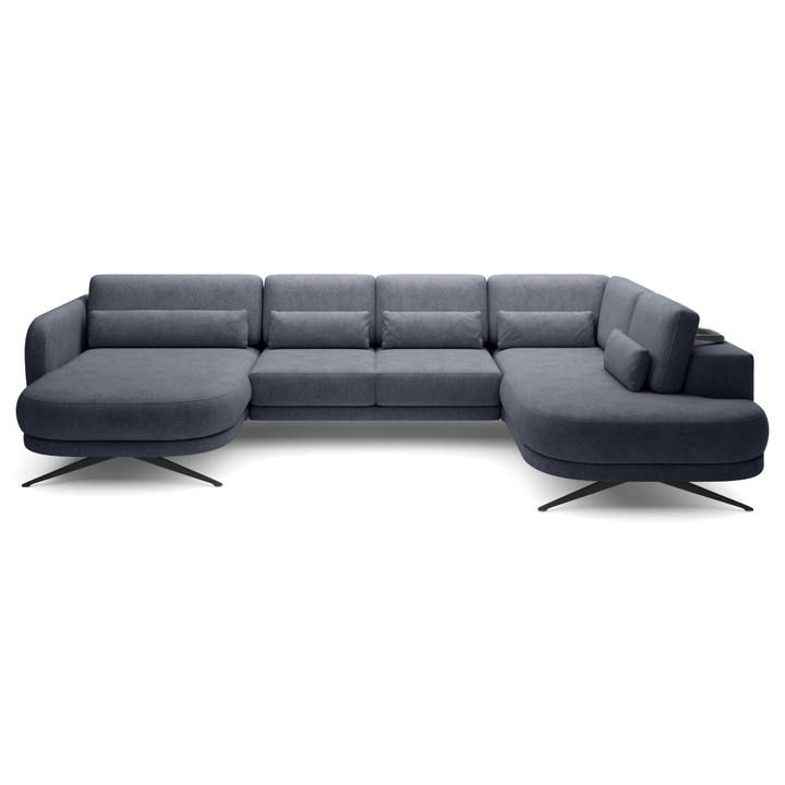 Sconto Sedací souprava ILUSSIO XL pravá, grafitová