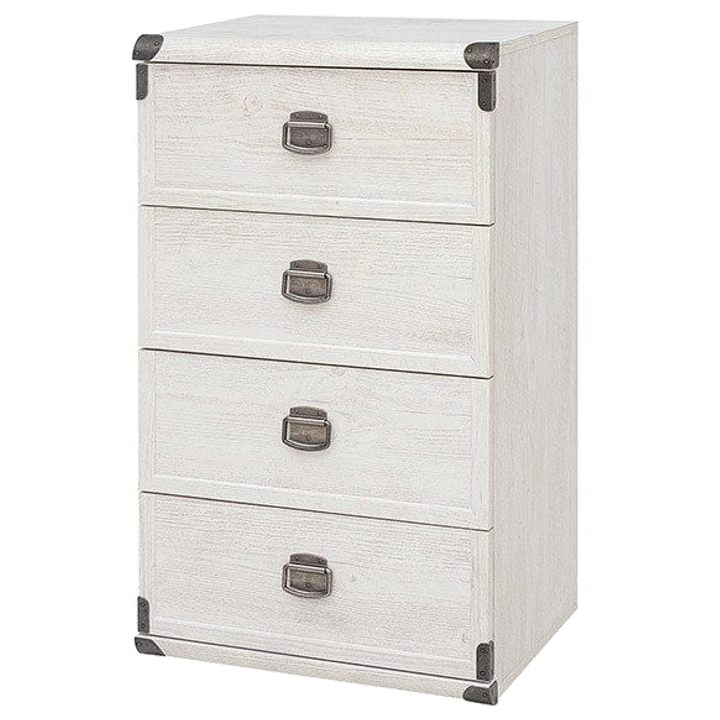 Sconto Komoda INDIANA 5 borovice bílá