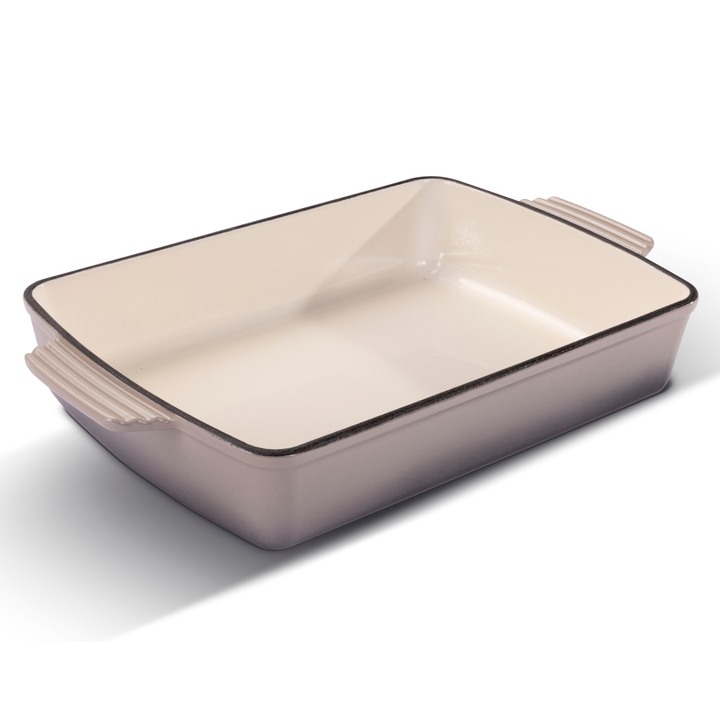 Sconto Litinový pekáč IRON béžovo-šedá, 33x23 cm