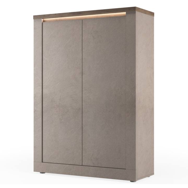 Sconto Komoda ISCHIA 11 dub mercure/bronzová