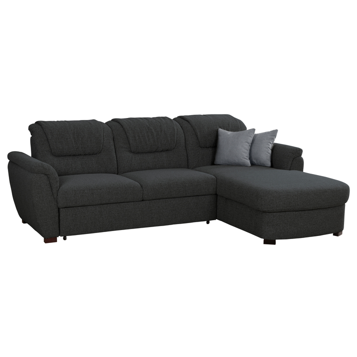 Sconto Sedací souprava IVANA pravá, černá