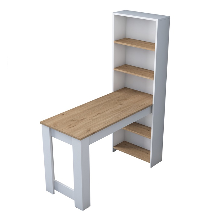 Sconto Jídelní stůl JAA 2 bílá/ořech