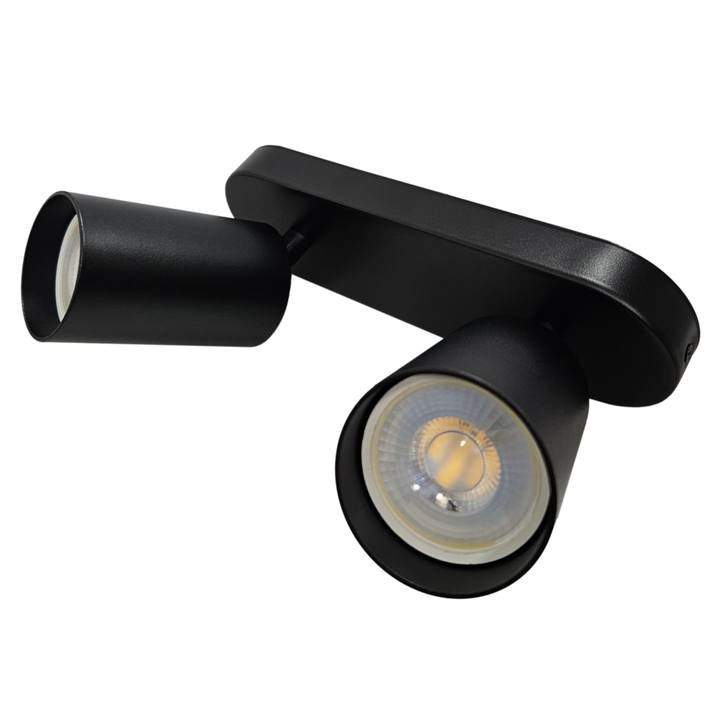 Sconto Bodové svítidlo JAMES 2 černá