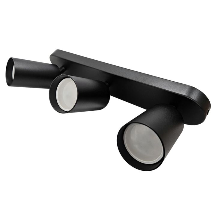 Sconto Bodové svítidlo JAMES 3 černá