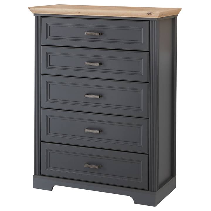 Sconto Komoda JASMIN GH 27 grafit/dub artisan